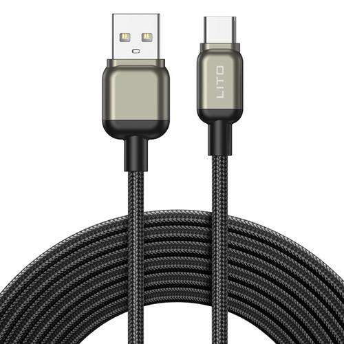 Cablu Date/Incarcare Lito LD17, USB-A - USB-C, 18W, 1m