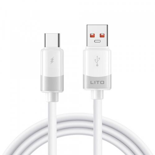 Cablu Date/Incarcare Lito LD07, USB-A - USB-C, 18W, 1m