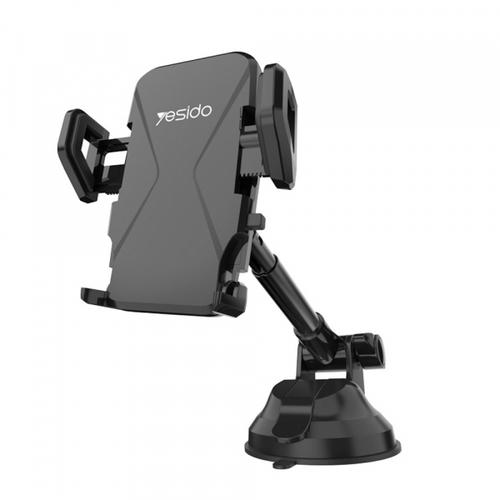 Suport Auto Yesido C40, Compatibil cu telefoane cu latime maxima de 8.8cm (Negru)