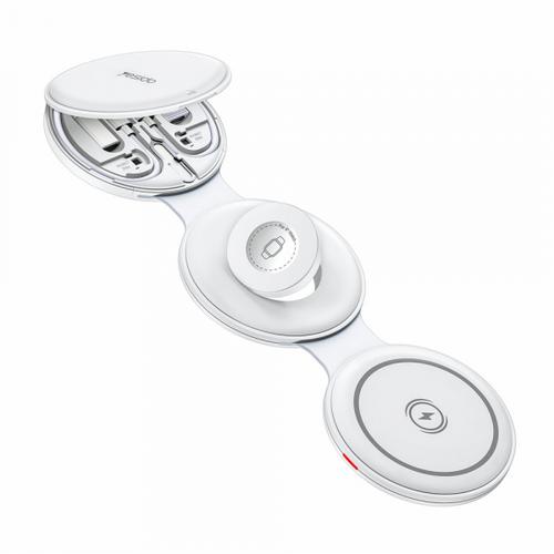Incarcator Retea Wireless Yesido DS29 5in1, 15 W, 1.67A (Alb)