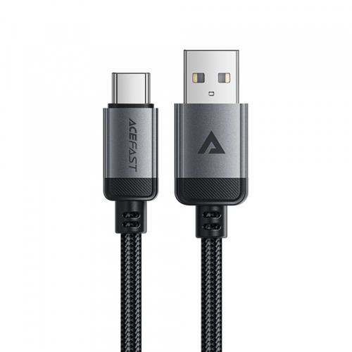 Cablu de Date si Incarcare USB-A - USB-C Acefast C20-04, 18W, 1.2m (Negru)
