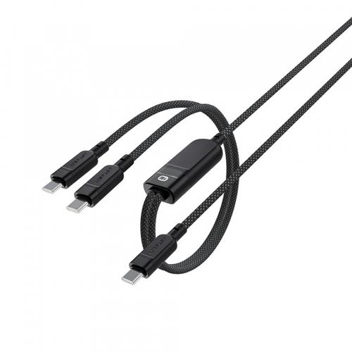 Cablu de Date si Incarcare USB-C - 2 x USB-C Acefast C5-11, 100W, 1.2m (Negru)