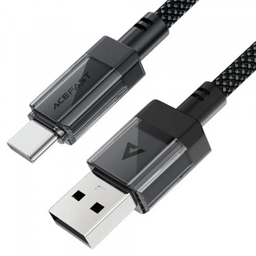 Cablu De Date si Incarcare USB-A - USB-C Acefast C12-04, 18W, 1.2m (Negru)