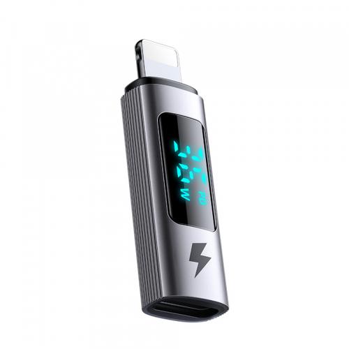 Adaptor Date/Incarcare, McDodo OT-6100 Wales Display, USB-C - Lightning (Negru)