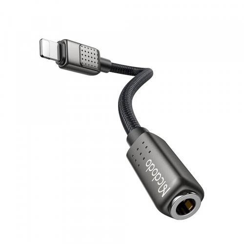 Adaptor audio McDodo CA-5010, Lightning - 3.5mm (Negru)