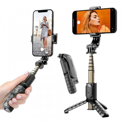 Selfie Stick Bluetooth Techsuit Q10, Universal (Negru)