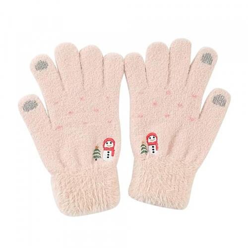 Manusi De Iarna Tactile Dama Techsuit ST0011, Marime 17cm (Bej)