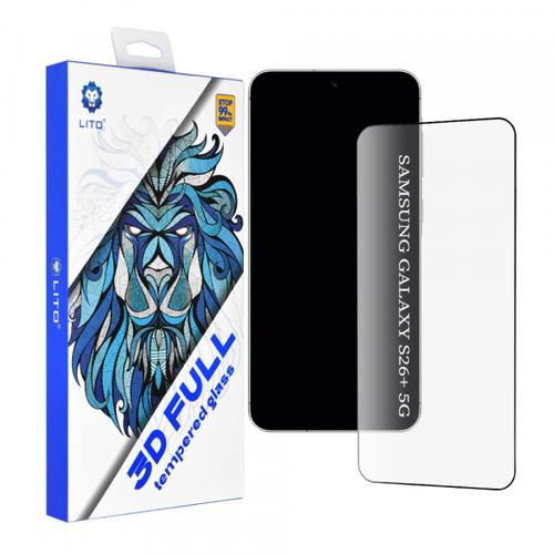 Folie de protectie Ecran  Lito pentru Samsung Galaxy S26 Plus, Sticla Securizata, Full Glue, 3D, Neagra