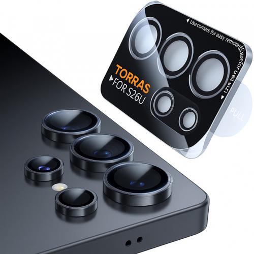 Folie de protectie Camera Spate Torras Lensguard pentru Samsung Galaxy S26 Ultra, Sticla Securizata, Neagra