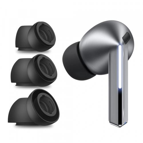 Dopuri Techsuit ET3 pentru Samsung Galaxy Buds3 Pro, Marime S / M / L, Negre