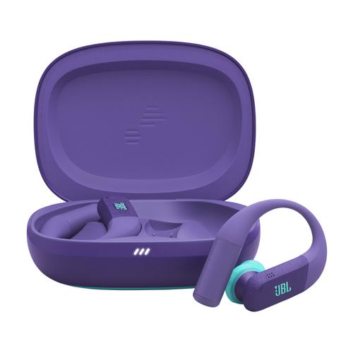 Casti sport in-ear JBL Endurance Peak 4, True Wireless, Noise Cancelling, IP68, 6 Microfoane, Redare pana la 48 h,  Violet