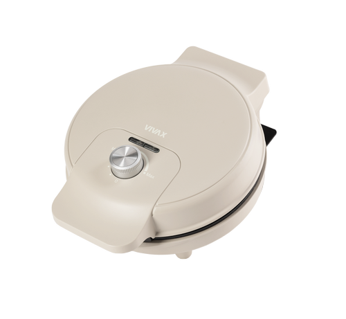 Aparat de facut vafe si gofre VIVAX WM-1000S, capacitate 5 forme, 1000 W (Bej)