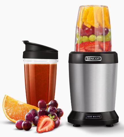 Blender Sencor SNB 4302SS Nutri, 1l, 1000W (Argintiu)