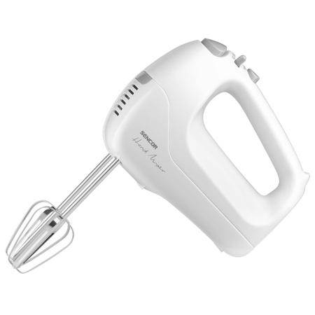 Mixer de mana SENCOR SHM5400WH, 200 W,  5 niveluri de viteza, Buton Turbo (Alb)