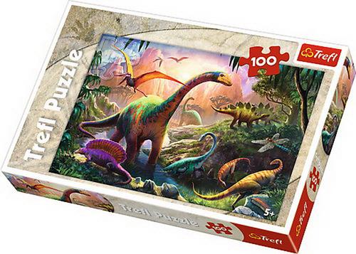 Puzzle Trefl 100 piese - Dinosaurs' Land