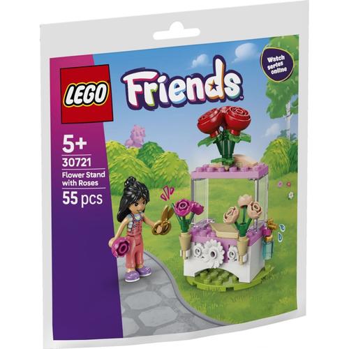 LEGO Friends Stand cu trandafiri, 55 piese, 5 ani