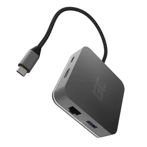 Hub USB-C 6in1, 3 x USB 3.0, HDMI, Ethernet, USB-C