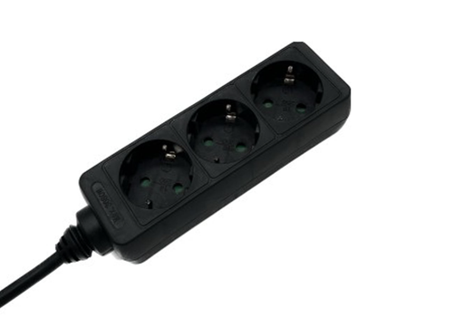Prelungitor Hama R9223804, 3 prize, 3m (Negru)
