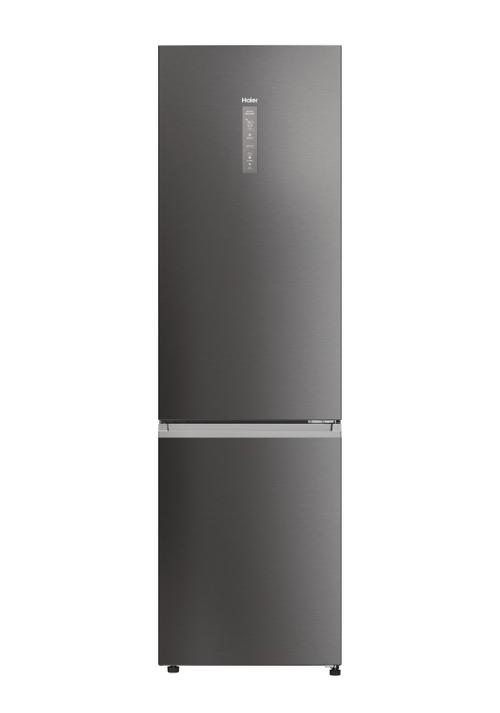 Combina frigorifica HAIER 2D 60 Series 3 PRO EHD3PWDNPD206, 406 l, Clasa D, No Frost, Iluminare LED, My Zone Pro, Inteligenta artificiala, Wi-Fi, H 205 cm (Negru/Inox)
