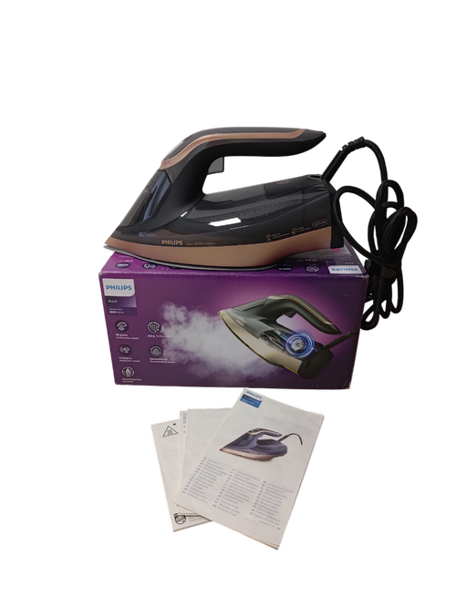 Fier de calcat Philips DST8041/80, 3000 W (Negru/Auriu)