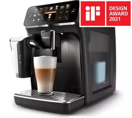 Espressor automat Philips LatteGo EP5441/50, 1500 W, 15 bar, Filtru AquaClean, 12 bauturi, Rasnita ceramica, Negru