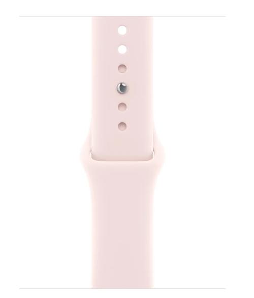Curea Smartwatch Apple MHY24ZM/A pentru Watch 40mm, Sport Band, S/M (Roz)