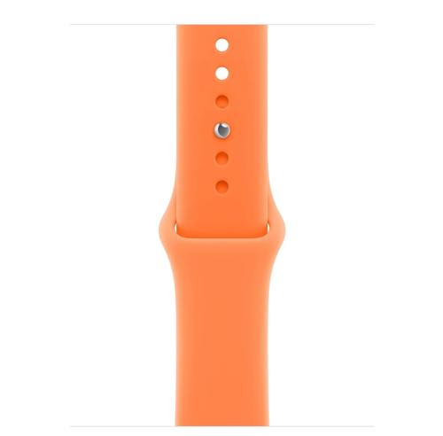 Curea Smartwatch Apple MHY74ZM/A pentru Watch 40mm, Sport Band, Sport Band, M/L (Portocaliu)