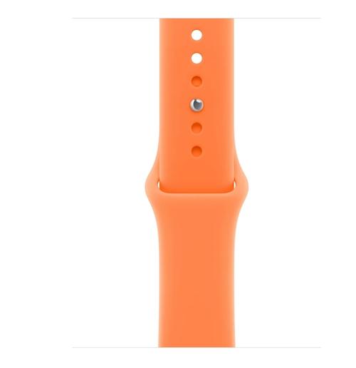 Curea Smartwatch Apple MHYD4ZM/A pentru Watch 42mm Band, Sport Band - S/M (Portocaliu)