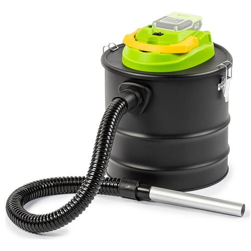 Aspirator cenusa Fieldmann FDU 70705-0, 150 W, 18 L, Acumulator si incarcator nu sunt incluse (Negru/Verde)