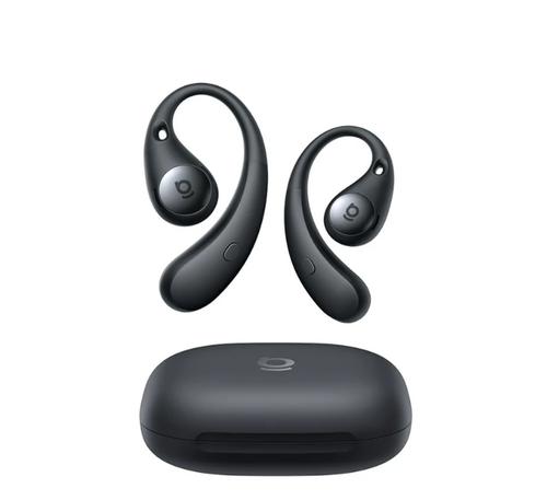 Casti alergare True Wireless Open-Ear Baseus Eli Sport 2, Bluetooth, 4 Microfoane cu AI, IP57 (Negru)