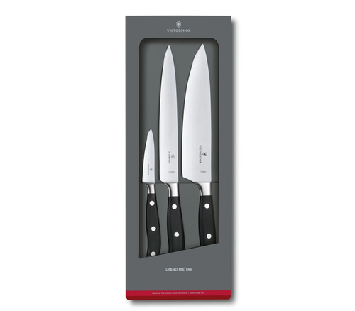 Set cutite Victorinox Grand Maitre, Inox (Negru)