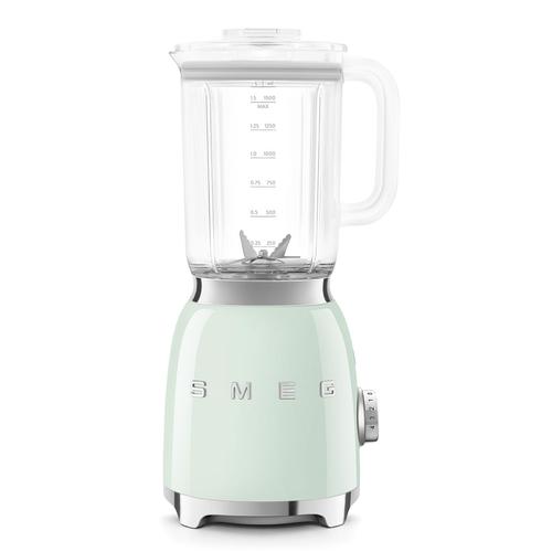 Blender de masa retro Smeg BLF03PGEU, 800 W, 4 programe, Pulse, Auto-curatare, 18000 rpm (Verde)
