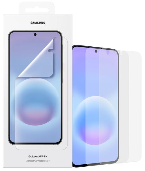 Folie protectie ecran Samsung Clear EF-UA576CTEGWW pentru Galaxy A57,2 bucati (Transparent)