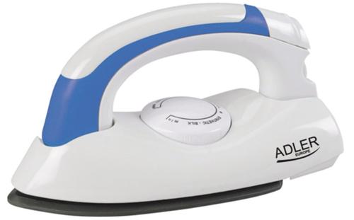 Fier de calcat pentru calatorii Adler AD 5015, 800 W (Alb/Albastru)