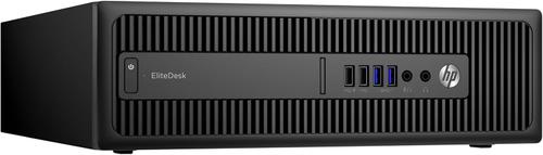 Calculator Sistem PC Refurbished HP EliteDesk 800 G2 SFF, Intel Core i5-6500 3.20GHz, 8GB DDR4, 128GB SSD, DVD-RW