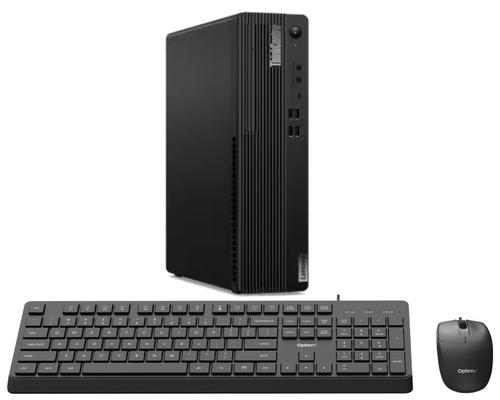 Calculator Sistem PC Refurbished Lenovo ThinkCentre M70s SFF, Intel Pentium Gold G6400 4.00GHz, 8GB DDR4, 256GB SSD NVMe + Windows 11 Home + cadou tastatura si mouse OptimX Pro KM500