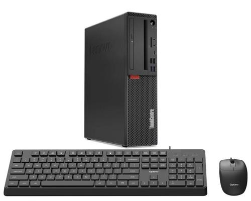 Calculator Sistem PC Refurbished Lenovo ThinkCentre M720s SFF, Intel Core i5-9400 2.90-4.10GHz, 8GB DDR4, 256GB SSD NVMe + Windows 11 Home + cadou tastatura si mouse OptimX Pro KM500