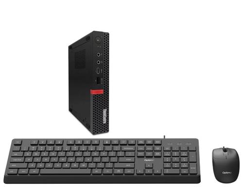 Calculator Sistem PC Refurbished Lenovo ThinkCentre M720q MiniPC, Intel Core i5-9400T 1.80 - 3.40GHz, 8GB DDR4, 256GB SSD NVMe + Windows 11 Pro + cadou tastatura si mouse OptimX Pro KM500