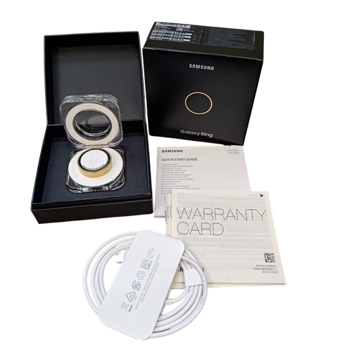 Smart Ring Samsung Galaxy Ring, Marimea 15, Bluetooth 5.4, ATM 10, IP68 (Auriu)