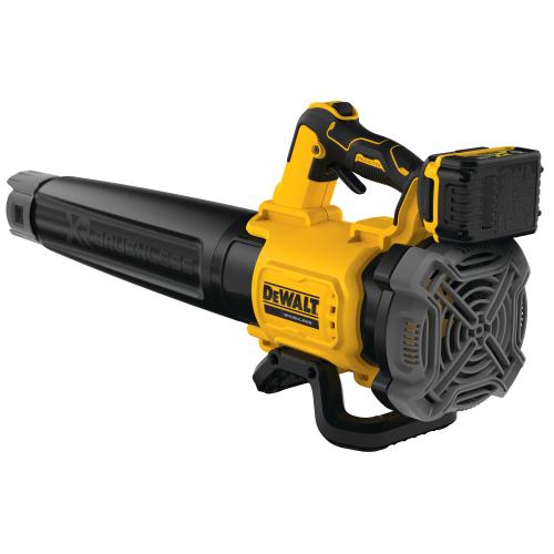 Suflanta pentru frunze pe acumulator DeWALT DCMBL562P1, 18V XR, motor fara perii, viteza maxima aer 200 km/h, nivel zgomot redus, include: incarcator + acumulator 18V XR 5.0 Ah