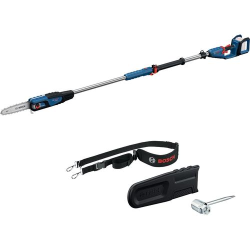 Fierastrau electric telescopic (emondor) cu lant pe acumulator Bosch Professional GKE 18V-25 TP, 18 V, lama 23 cm, viteza lant 7.7 m/s, lant Oregon, inaltime taiere 2.9 m, motor fara perii, fara incarcator si acumulator in setul de livrare