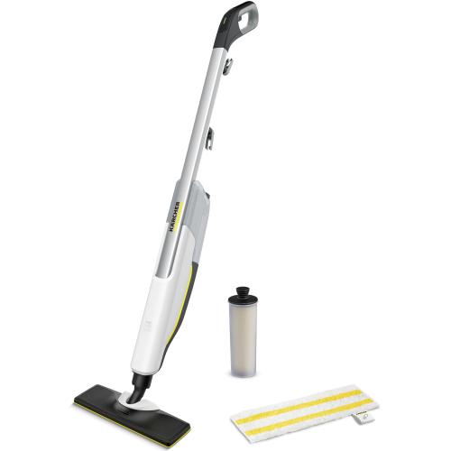Mop cu aburi Karcher KST 2 Upright, 1.513-590.0, 1600 W, timp incalzire 50 secunde, 50mp (Alb/Negru)