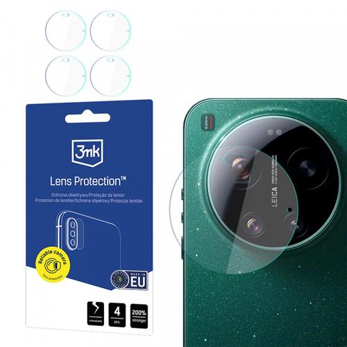 Folie de protectie Camera Spate 3MK Protection pentru Xiaomi 17 Ultra, Sticla Flexibila, Set 4 bucati, Transparent