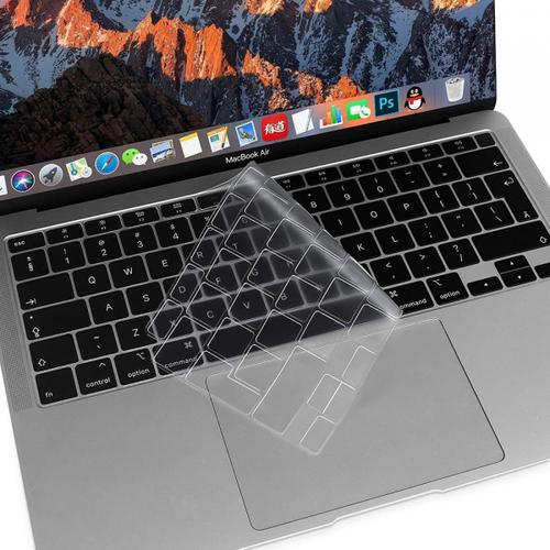Husa Protectie Tastatura Techsuit PureTypeX pentru Apple Macbook Air 13 (2020), Transparent