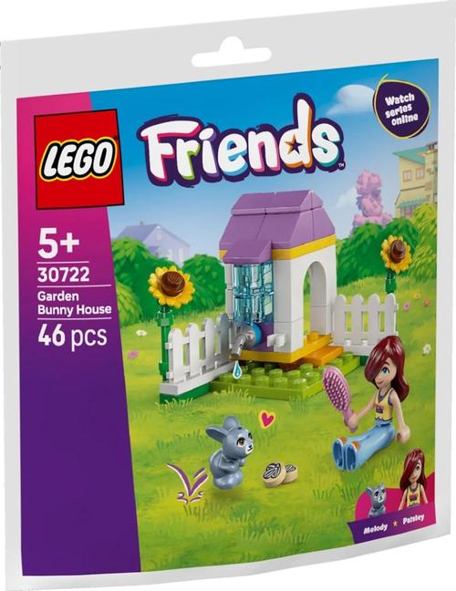 LEGO FRIENDS 30722, Casuta pentru iepurasi in gradina, 46  piese