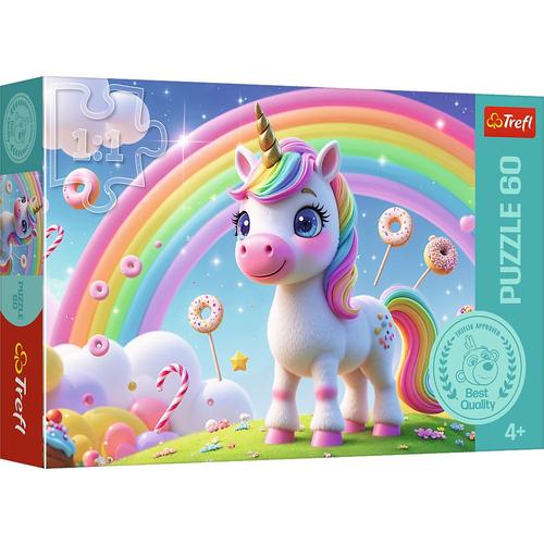 Puzzle Trefl Lumea Dulciurilor, 60 de piese