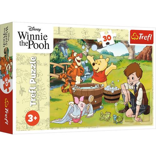 Puzzle Trefl O zi cu Winnie The Pooh, 30 de piese