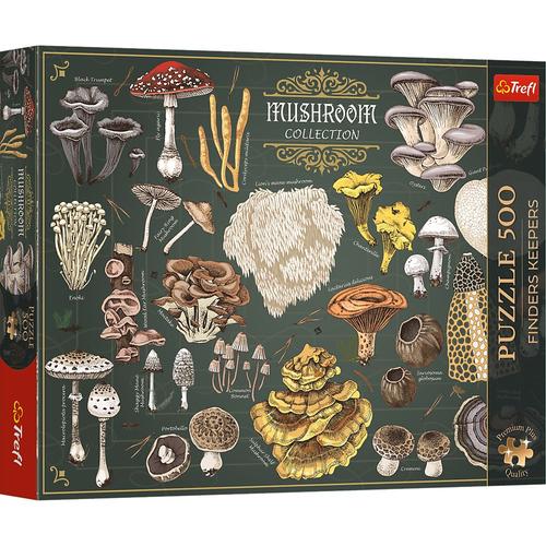 Puzzle Trefl Premium Plus Finders Keepers Ciuperci, 500 de piese