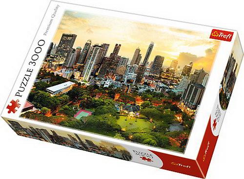 Puzzle Trefl 3000 piese - Apus in Bangkok
