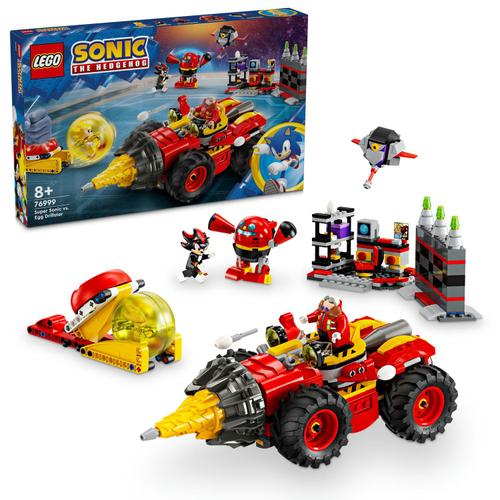 LEGO® Sonic - Super Sonic vs. Egg Drillster 76999, 590 piese
